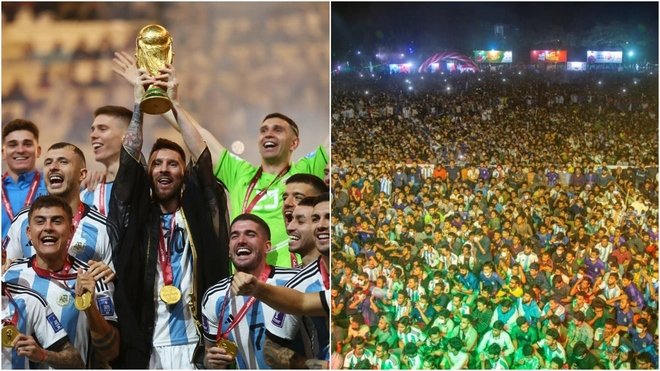 Bangladesh mostró su fanatismo por Argentina en el Mundial Qatar 2022