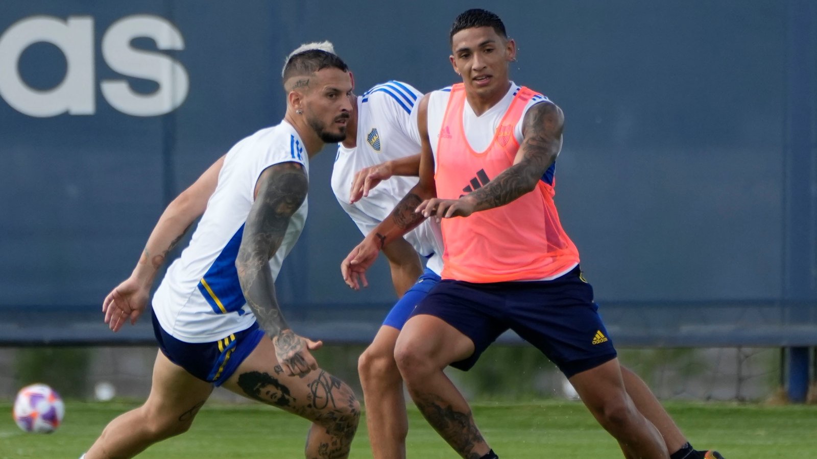Benedetto, durante un entrenamiento.