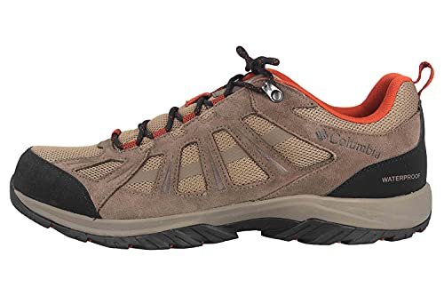 Columbia Redmond Iii Impermeable, Zapatos de Senderismo para Hombre, Marrón (Pebble/Dark Sienna), 45 EU