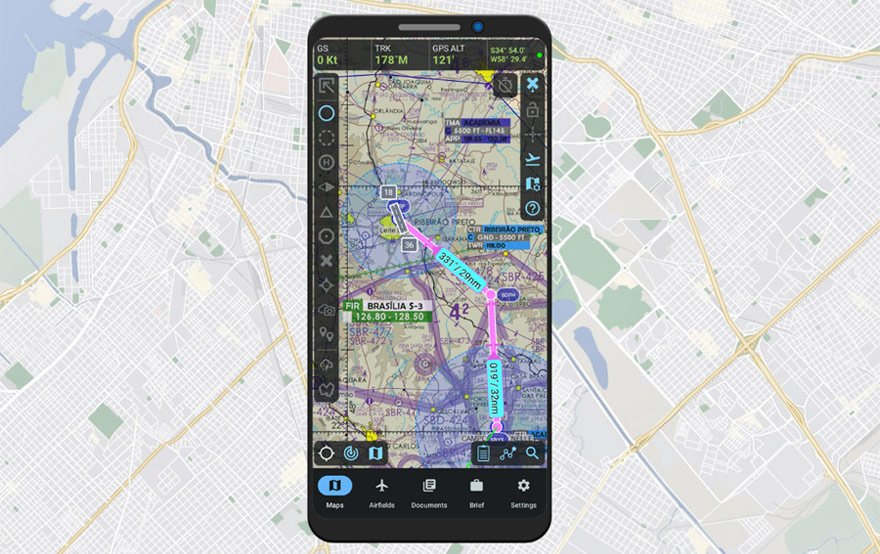 Las aplicaciones de aeronavegación pueden utilizar los datos proporcionados por LatinNav.