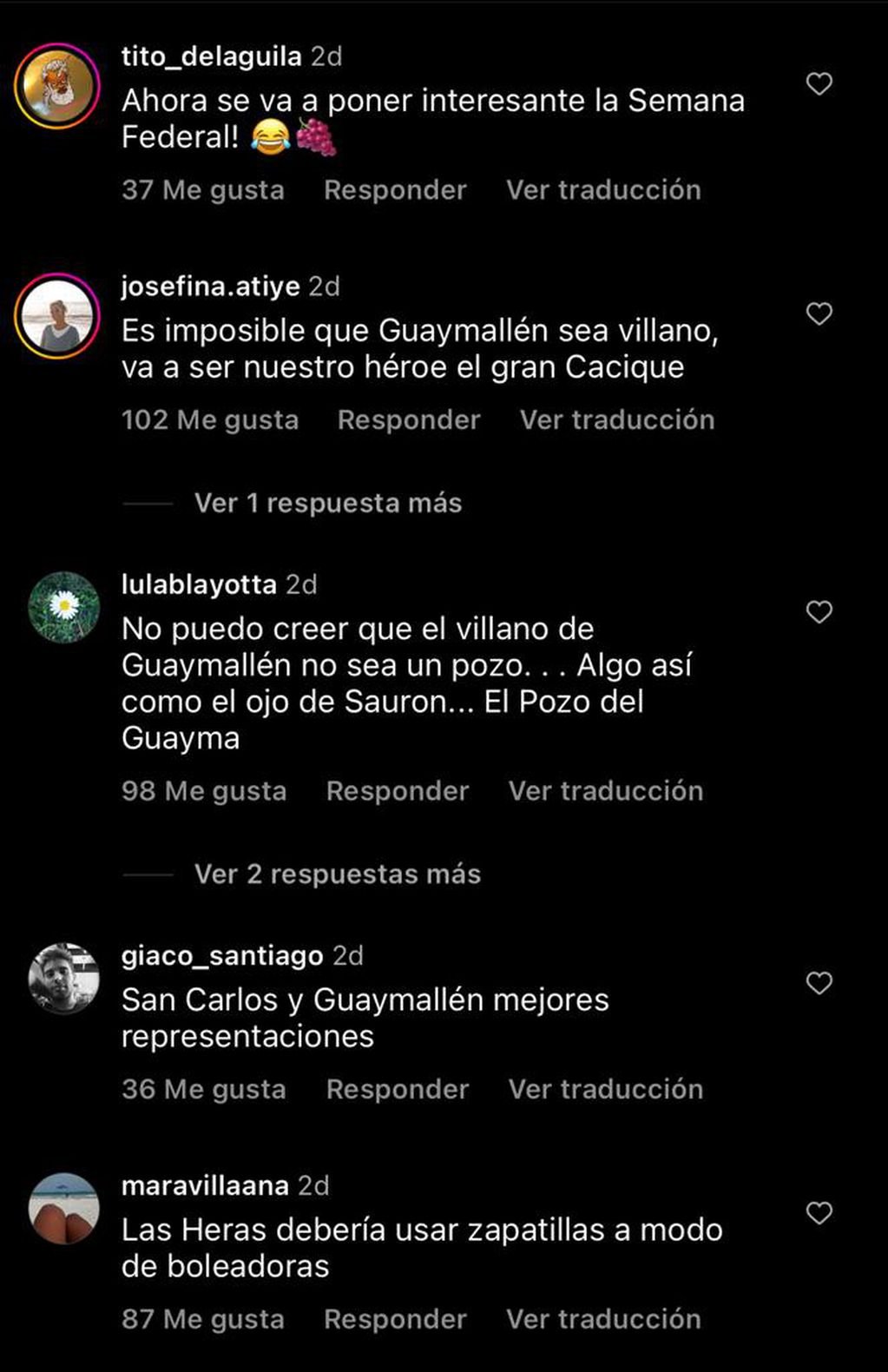 Los comentarios de los usuarios al ver a los departamentos de Mendoza como Villanos.