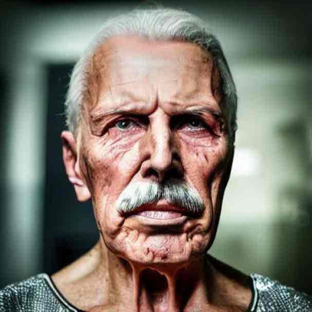Freddie Mercury según Stable Diffusion.