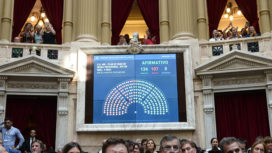 El voto de la moratoria previsional significó una inyección anímica para la campaña electoral kirchnerista