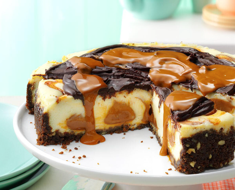 Cheesecake de dulce de leche