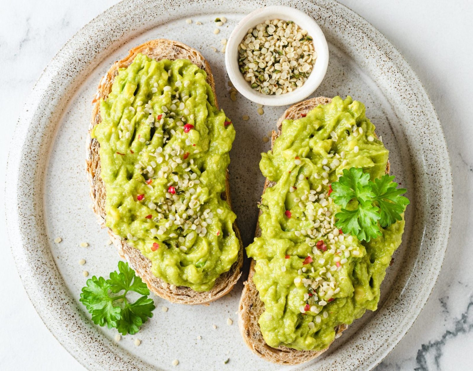 Avocado toast vegano
