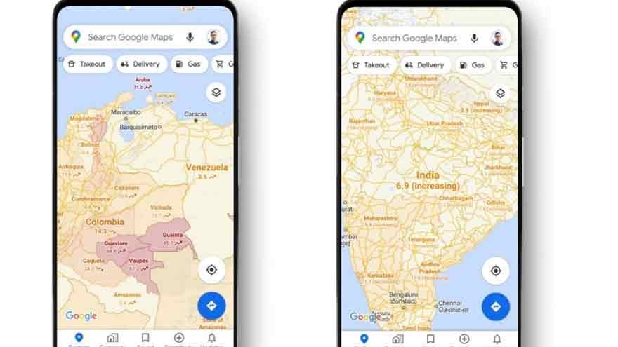 Google Maps se acomodó a los tiempos de la pandemia.
