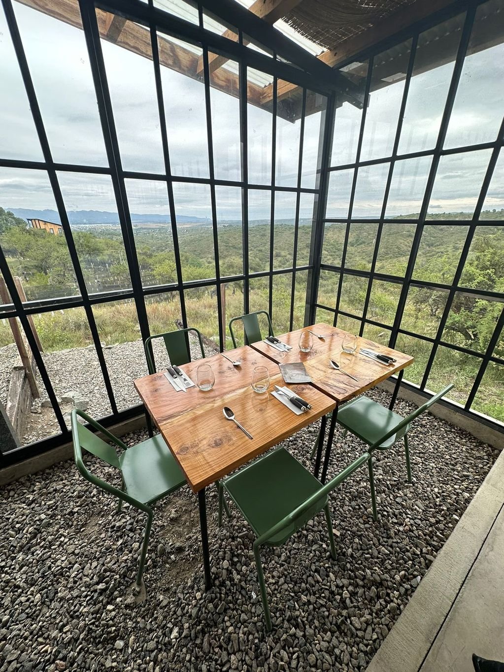 El lugar ofrece una vista única. 