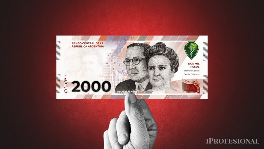 Nuevo billete de 2.000 pesos: nace con un valor real muy deteriorado.