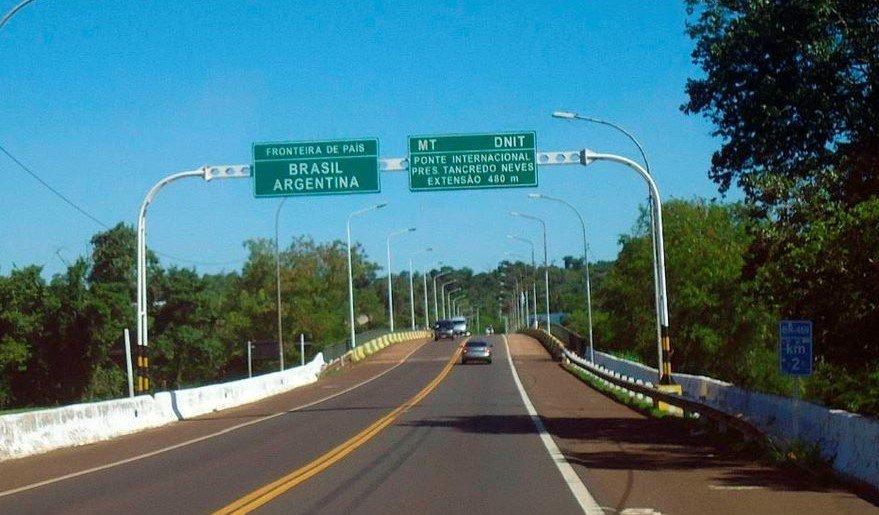 El free shop de Iguazú se encuentra en la frontera entre Argentina y Brasil.