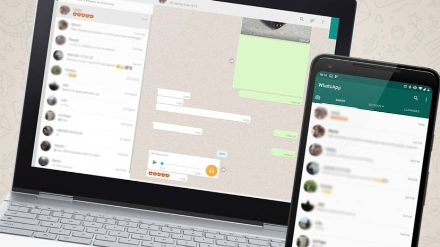 La protección de chats no alcanza a la versión web de WhatsApp.