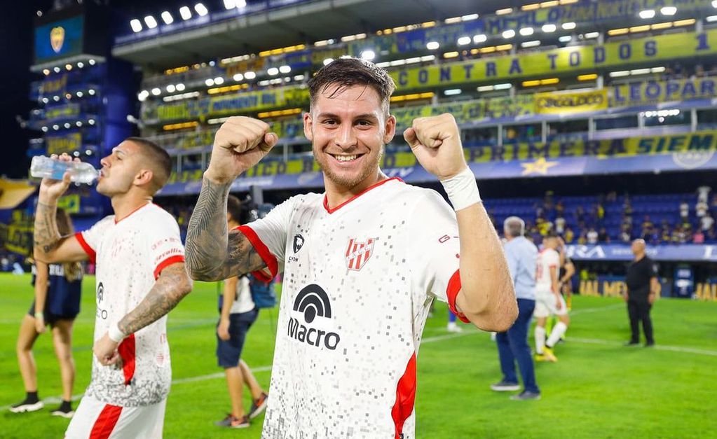 Franco Watson tuvo un muy buen ingreso en la cancha de Boca, en el triunfo 3 a 2. Espera repetir en el Monumental. (Prensa IACC).