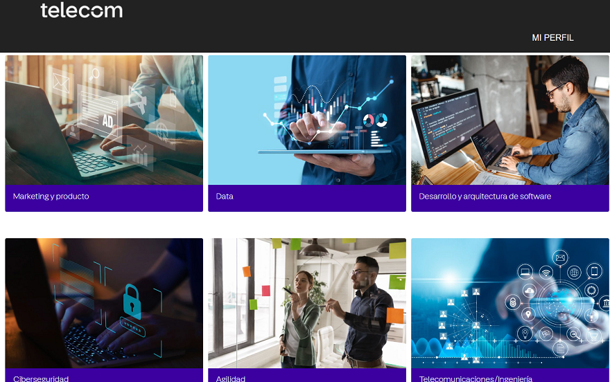 Telecom cuenta con diversas áreas