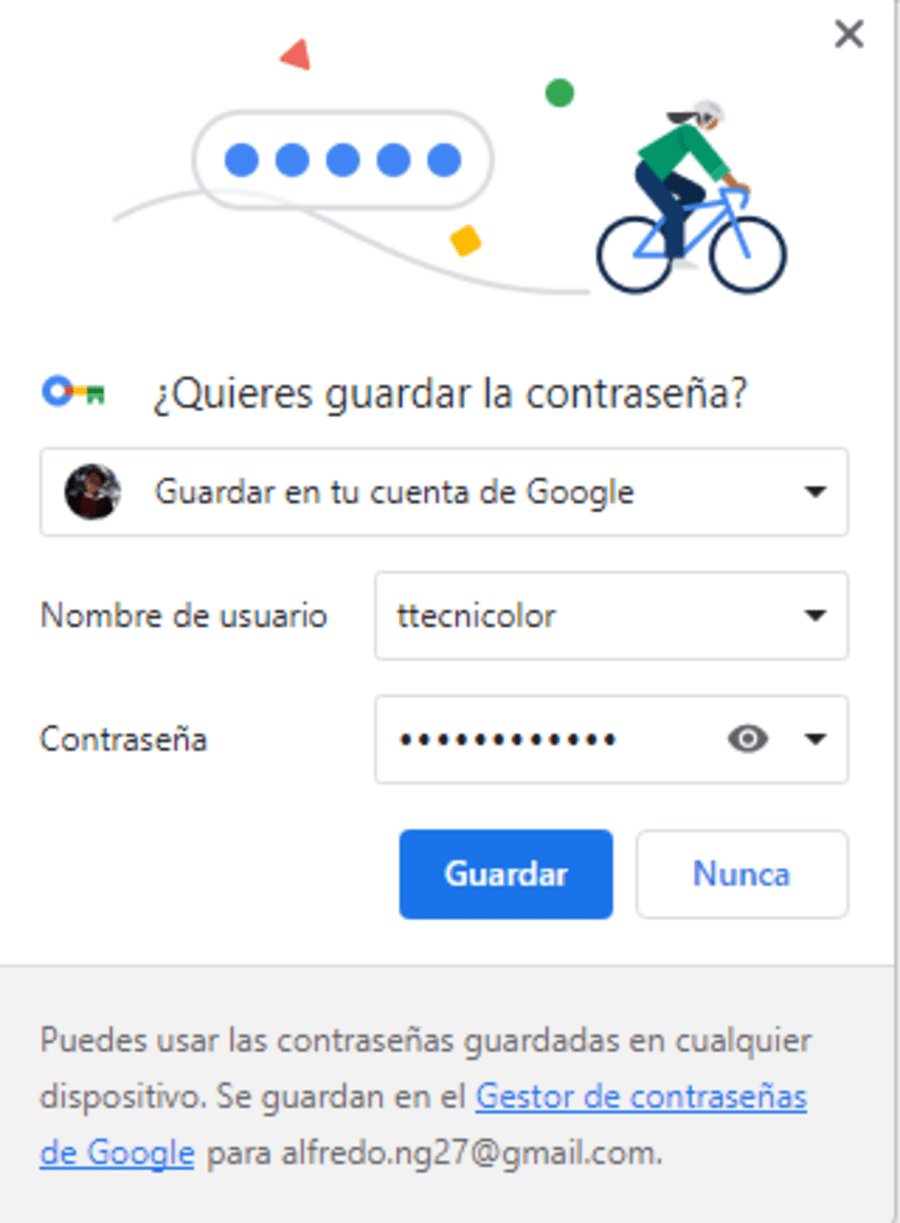 Todas las contraseñas que almacenas en Chrome se guardan en tu cuenta de Google