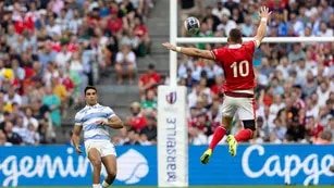 A lo Belgrano: el posteo de Luifa Artime con el festejo de Santiago Carreras por los Pumas