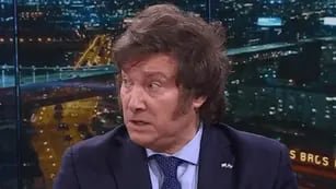 Javier Milei se mostró molesto en el programa del "Pelado" Trebucq por un "murmullo"