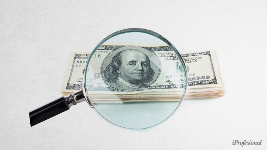 El dólar, en el centro