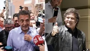 Massa y Javier Milei. Balotaje 2023 (Clarín).