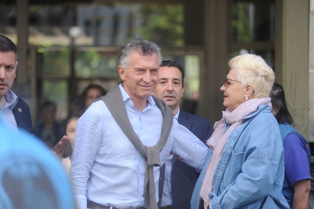 Macri, este domingo al ir a votar. Foto: La Voz/Federico López Claro