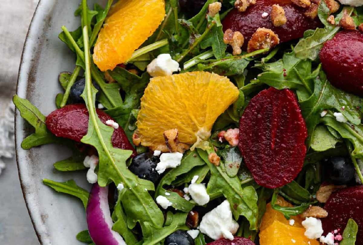 Ensalada Nochebuena para navidad / menú navideño