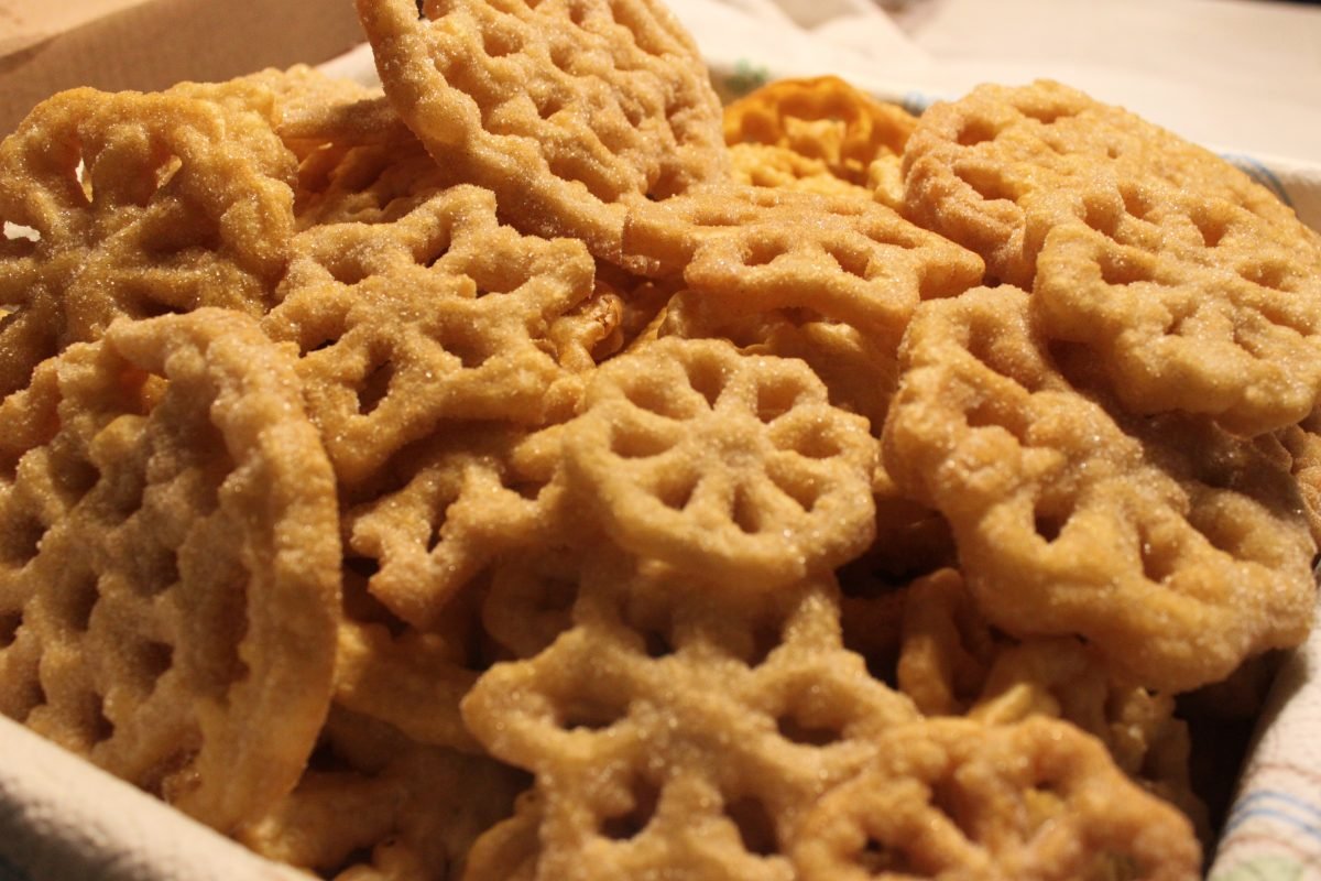 comida para posadas, buñuelos
