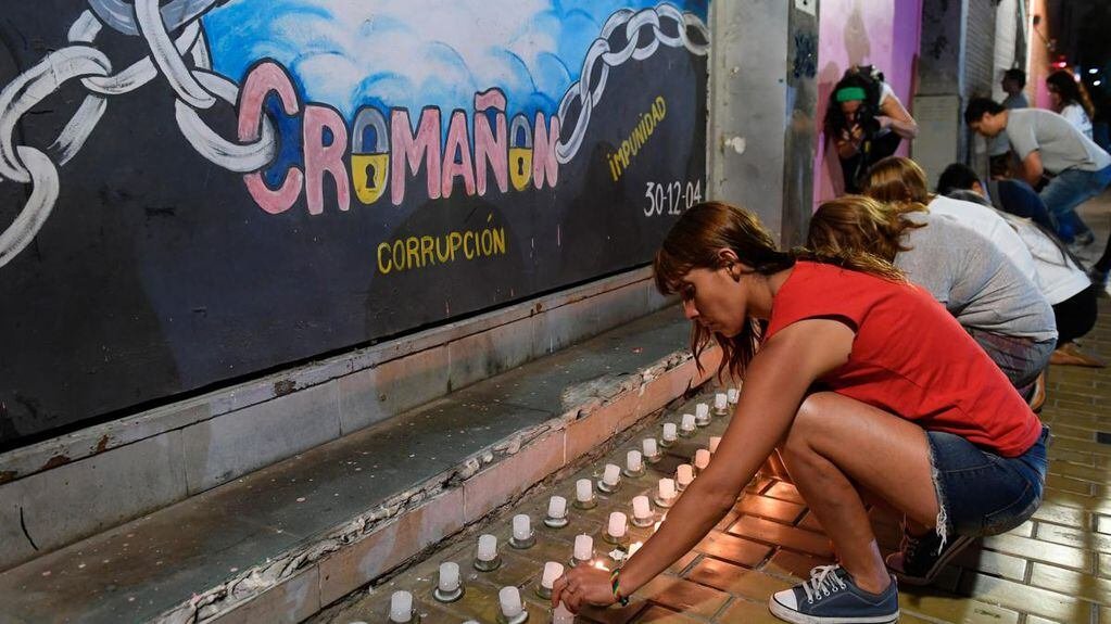 El boliche República Cromañón, donde murieron 194 personas durante un incendio el 30 de diciembre de 2004. (Télam)