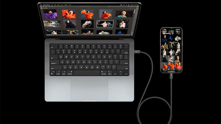 La adopción de USB-C da versatilidad a la carga y la conectividad del iPhone.