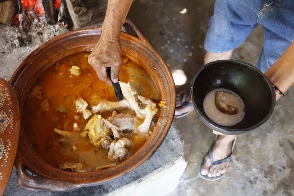 Uliche, platillo del Mes de las Ánimas