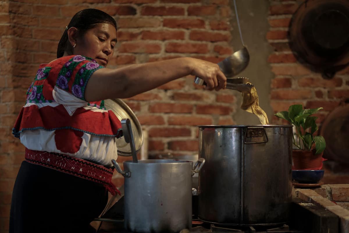 Cocinera tradicional Cristina Martínez