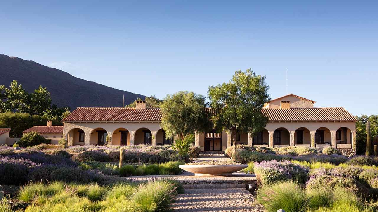 Estancia Colomé está en Cachi, Salta