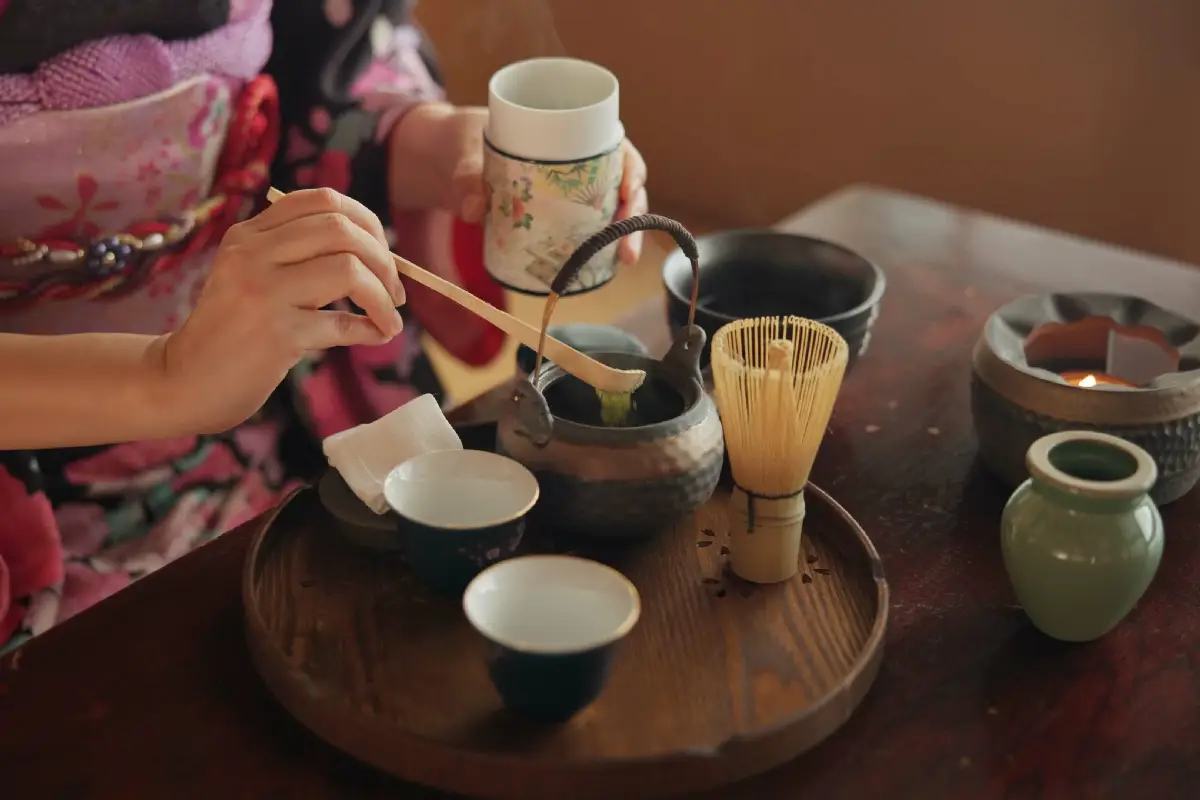 Ceremonia del té en el Festival de Japón en CDMX