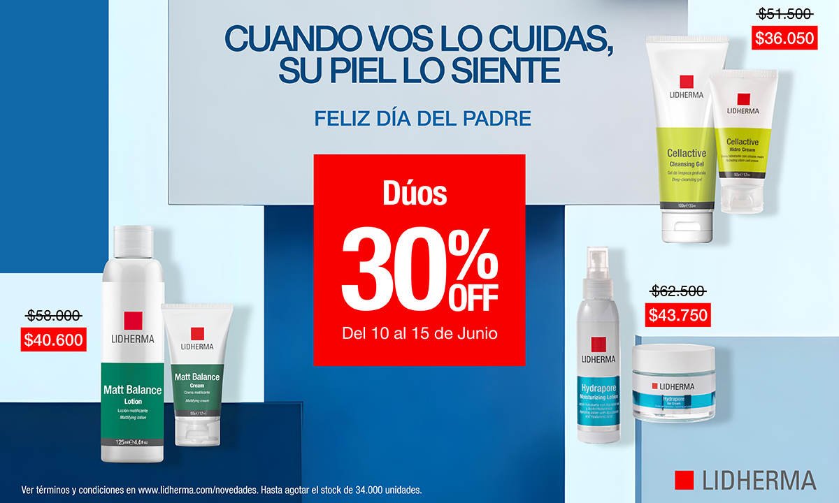 Del martes 10 al domingo 15 de junio, estará vigente una promoción especial para papá