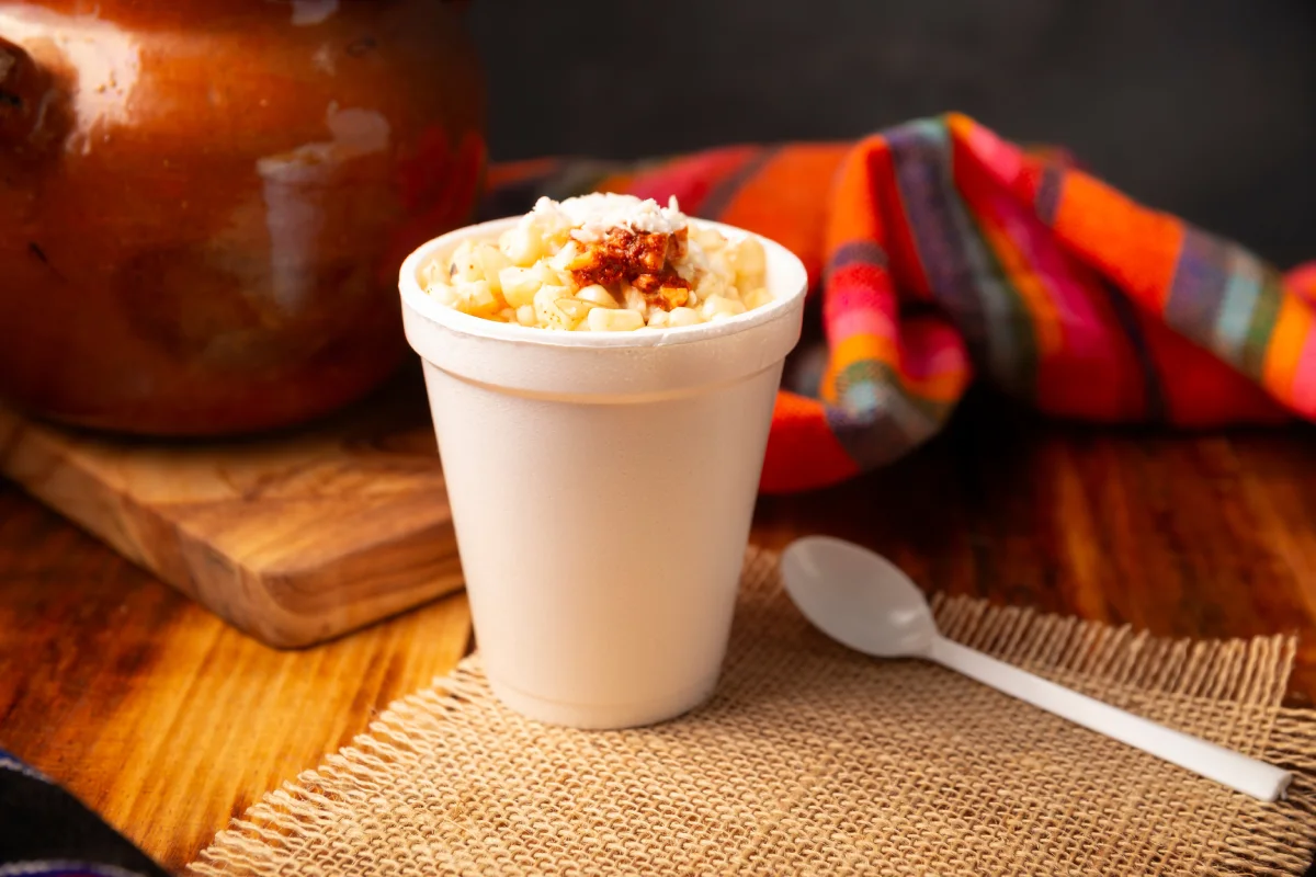 Esquites con tuétano