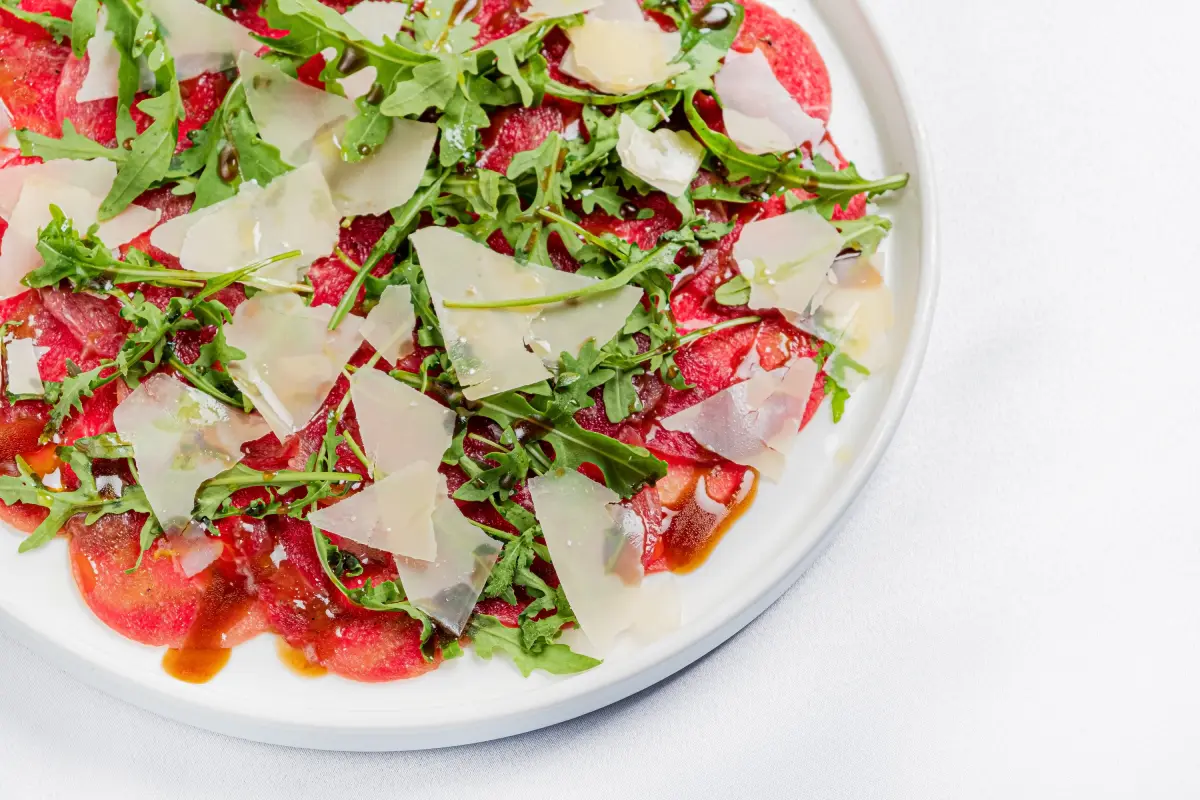 Qué es el carpaccio