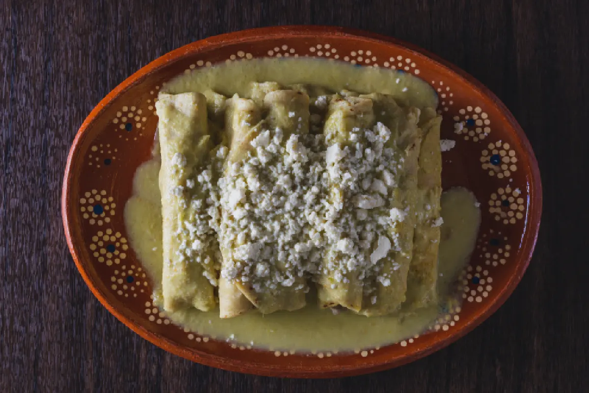 Enchiladas verdes