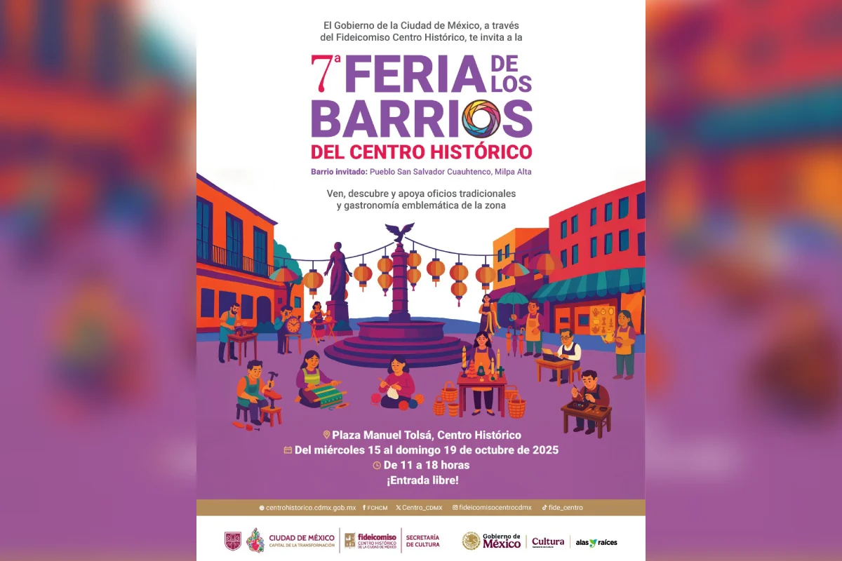 Cartel de la Feria de los Barrios