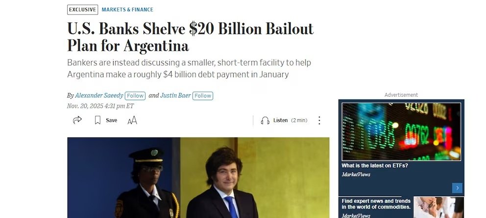 La nota publicada en The Wall Street Journal