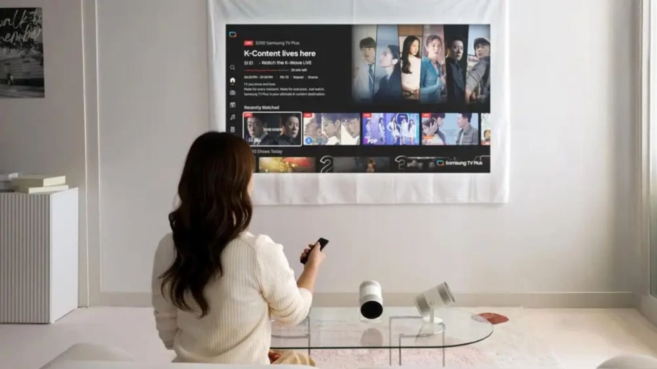 El nuevo proyector de Samsung, con Inteligencia Artificial