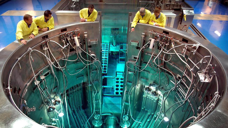 Central de energía atómica de Atucha.