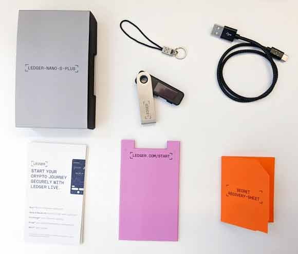 Un monedero frío de criptomonedas.