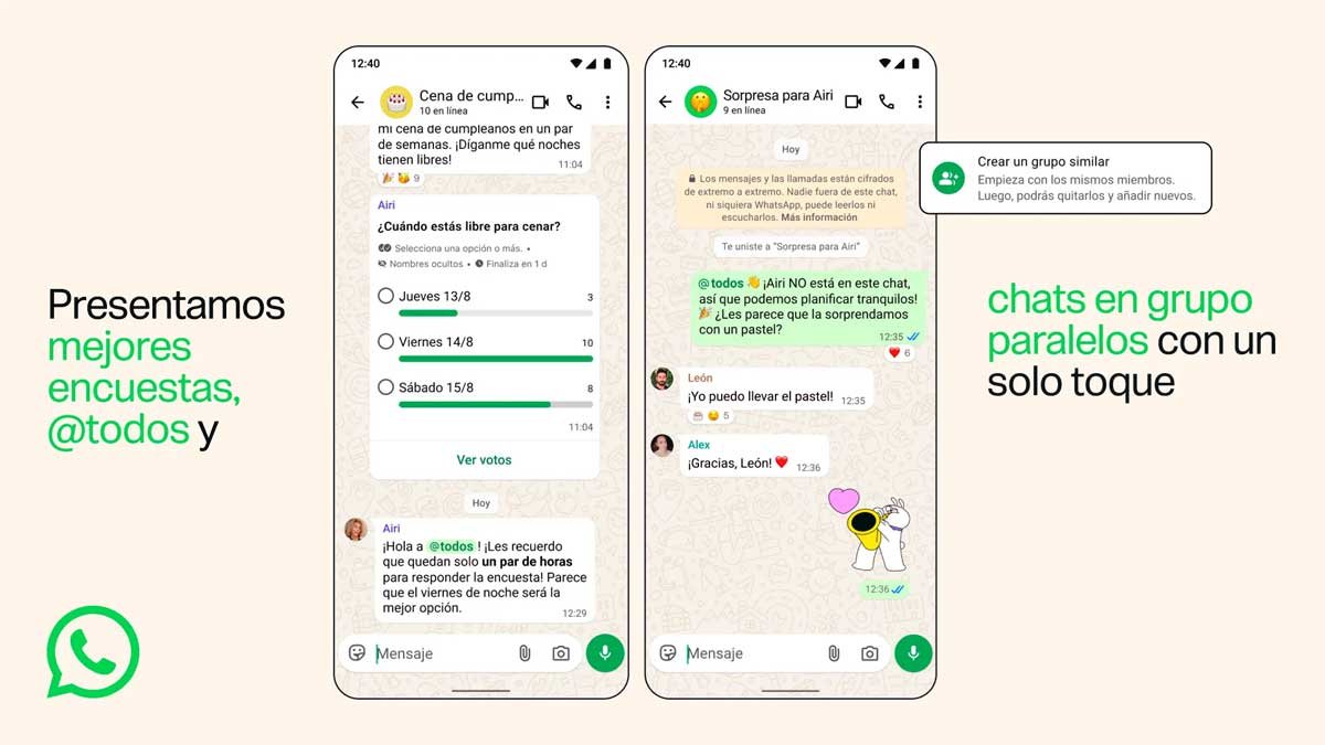 Los cambios anunciados por WhatsApp